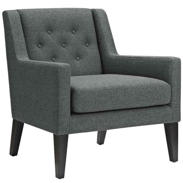 Modway Furniture Earnest Fabric Armchair, Gray EEI-2308-GRY